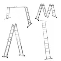 Лестница алюминиевая трансформер 4+3+3+4 Лестница алюминиевая трансформер 4+3+3+4