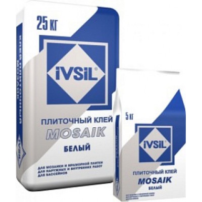 Клей для плитки "IVSIL" Мosaic (25кг)