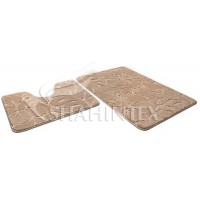 Набор ковриков д/в SHAHINTEX ЭКО 45*71+45*43 бисквитный 7 Набор ковриков д/в SHAHINTEX ЭКО 45*71+45*43 бисквитный 7