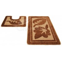 Набор ковриков д/в SHAHINTEX РР 50*80+50*50 кофе с молоком 55 Набор ковриков д/в SHAHINTEX РР 50*80+50*50 кофе с молоком 55