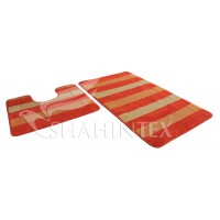 Набор ковриков д/в SHAHINTEX РР MIX LUX 60*100+60*50 оранжевый 63 Набор ковриков д/в SHAHINTEX РР MIX LUX 60*100+60*50 оранжевый 63