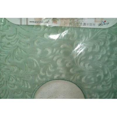 50*80 2 пр.LUXURY green.Коврик в ванную 2011