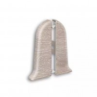 415 Торцевая (пара) для плинтуса 55мм "Идеал Классик", Дуб Палена (10 шт/уп)