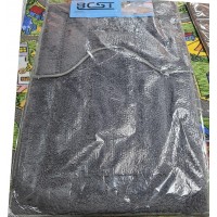 Набор ковриков в ванну Best квадрат 50*80+50*40 серый (1960) Набор ковриков в ванну Best квадрат 50*80+50*40 серый (1960)