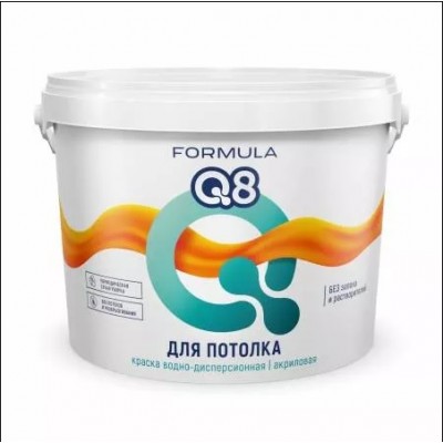 Краска для потолка Formula Q8 1,5 кг