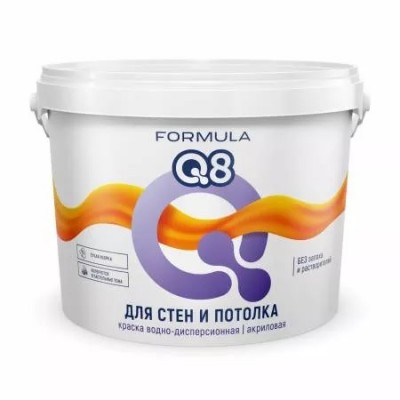 Краска интерьерная  Formula Q8 3 кг