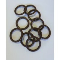 Кольцо (пласт.) орех ГП 10шт/упак Кольцо (пласт.) орех ГП 10шт/упак