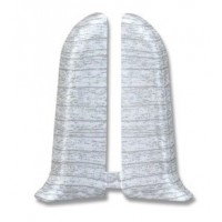 253 Торцевые (пара) для плинтуса 55мм "Идеал Комфорт", Ясень серый 253 Торцевые (пара) для плинтуса 55мм "Идеал Комфорт", Ясень серый