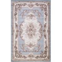Ковер VALENCIA deluxe 4015 l.blue/brown 1,0*2,0 (2 м2) АКЦИЯ Ковер VALENCIA deluxe 4015 l.blue/brown 1,0*2,0 (2 м2) АКЦИЯ