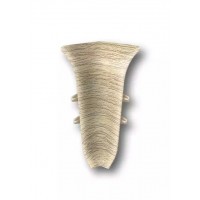 213 Угол внутренний для плинтуса 55мм "Идеал Классик", Дуб северный (20 шт/уп)