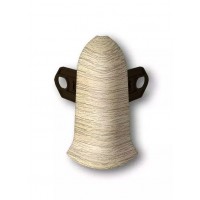 213 Угол наружный (комплект) для плинтуса 55мм "Идеал Классик", Дуб северный (20 шт/уп)