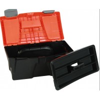 Ящик для инструментов с лотком и 2 органайзерами на крышке (усил.) - Bohrer -В20