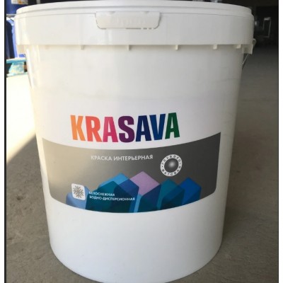 Краска интерьерная KRASAVA 13,0 кг.