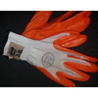 П083 Перчатки нейлон + оранжевый нитрил (83) (1уп=10шт) П083 Перчатки нейлон + оранжевый нитрил (83) (1уп=10шт)