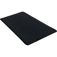 Универсальный коврик SHAHINTEX "КОЛЬЧУГА" 60*90 черный Универсальный коврик SHAHINTEX "КОЛЬЧУГА" 60*90 черный