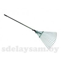 Грабли Веерные раздвижные пластинчатые на мет. ручке ГАЙКА Грабли Веерные раздвижные пластинчатые на мет. ручке ГАЙКА