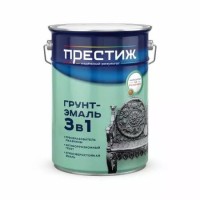 Грунт-эмаль 3 в1 б/с Желтая (RAL 2009) 18 кг. ПРЕСТИЖ Грунт-эмаль 3 в1 б/с Желтая (RAL 2009) 18 кг. ПРЕСТИЖ