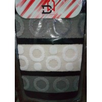 Коврик в ванную 50*80 1 пр. LEMIS чер. 3244/501/502/555 Коврик в ванную 50*80 1 пр. LEMIS чер. 3244/501/502/555