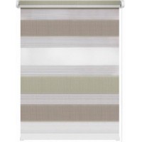 Рулонная штора День-ночь 160*160 Бежево-коричневый Рулонная штора День-ночь 160*160 Бежево-коричневый