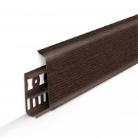 301 Плинтус напольный 70мм 2,2м "Деконика", Венге 301 Плинтус напольный 70мм 2,2м "Деконика", Венге
