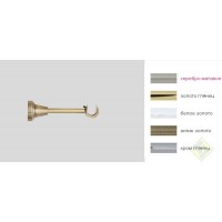 Кронштейн стеновой d16 1-но рядный антик-золото в упак Кронштейн стеновой d16 1-но рядный антик-золото в упак