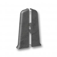 548 Торцевая (пара) для плинтуса 70мм "Деконика", Лофт серый 548 Торцевая (пара) для плинтуса 70мм "Деконика", Лофт серый