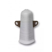 186 Угол наружный для плинтуса 70мм "Деконика", Алюминий 186 Угол наружный для плинтуса 70мм "Деконика", Алюминий