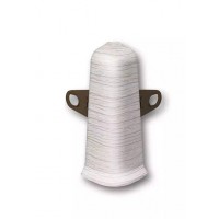 253 Угол наружный для плинтуса 70мм "Деконика", Ясень серый 253 Угол наружный для плинтуса 70мм "Деконика", Ясень серый