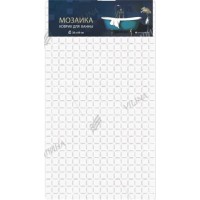 Коврик для ванной комнаты "Мозайка" 36х69см белый Коврик для ванной комнаты "Мозайка" 36х69см белый