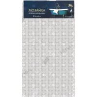 Коврик для ванной комнаты "Мозайка" 36х69см прозрачный Коврик для ванной комнаты "Мозайка" 36х69см прозрачный