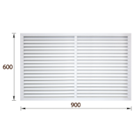 001 Радиаторная решетка 600х900мм Идеал, Белый 001 Радиаторная решетка 600х900мм Идеал, Белый
