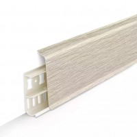 418 Плинтус напольный 85мм 2,2м "ДЕКОНИКА", Дуб жемчужный (20 шт/уп)