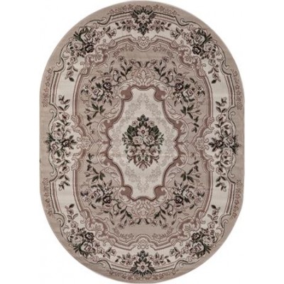 Ковер GAVANA D017 beige 0,6*1,1 (0,66 кв.м) овал