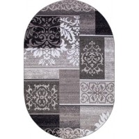 Ковер SILVER d216 gray 0.6*1.1 (0,66 м.кв.) ОВАЛ Ковер SILVER d216 gray 0.6*1.1 (0,66 м.кв.) ОВАЛ