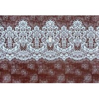 Портьера Амелия 180*260 шоколад-мята ГП Портьера Амелия 180*260 шоколад-мята ГП