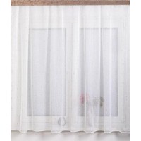 Тюль ЛЁН 270*160 белый с золотом ГП Тюль ЛЁН 270*160 белый с золотом ГП