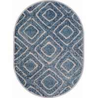 Ковер Морокко D856 blue 1,6*2,2 овал (3,52 м.кв.) АКЦИЯ Ковер Морокко D856 blue 1,6*2,2 овал (3,52 м.кв.) АКЦИЯ