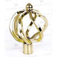 Наконечник Булава d16мм золто-глянец в упак.(1шт) Наконечник Булава d16мм золто-глянец в упак.(1шт)