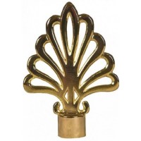 Наконечник Веер d19/16мм золото-глянец в упак.(1шт) Наконечник Веер d19/16мм золото-глянец в упак.(1шт)