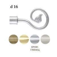 Наконечник Лукка d19/16мм золто-глянец в упак.(1шт) Наконечник Лукка d19/16мм золто-глянец в упак.(1шт)