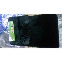 Набор в ванну Мех 50*80+45*51 графит