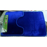 Набор в ванну Мех 50*80+45*51 синий (1990)