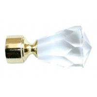 Наконечник Кристалл d19/d16мм зол-глян в упак.(1шт) Наконечник Кристалл d19/d16мм зол-глян в упак.(1шт)