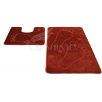 Набор ковриков д/в SHAHINTEX РР 50*80+50*50 кирпичный 51 Набор ковриков д/в SHAHINTEX РР 50*80+50*50 кирпичный 51