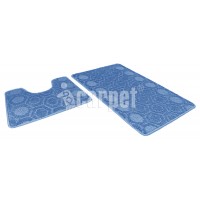 Набор ковриков д/в Актив icarpet 50*80+50*40 синий 56 Набор ковриков д/в Актив icarpet 50*80+50*40 синий 56