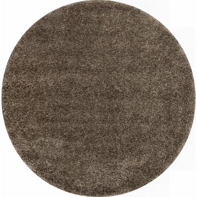 Ковер SHAGGY trend L001 dark/brown 1.5*1.5 (2.25м.кв.) круг