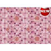 Коврик мерный ПВХ фотопечать 0,65х15 м FV26Р Мозайка розовая Коврик мерный ПВХ фотопечать 0,65х15 м FV26Р Мозайка розовая