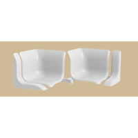 001-G Набор комплектующих для бордюра на ванну БВу25 1ящ=10шт 001-G Набор комплектующих для бордюра на ванну БВу25 1ящ=10шт