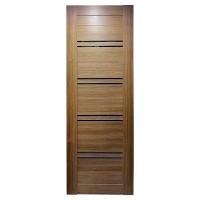 Дверь царговая ЭкоШпон "МОДЕЛЬ 08" 90 ( Темный Орех) + ЧС Дверь царговая ЭкоШпон "МОДЕЛЬ 08" 90 ( Темный Орех) + ЧС