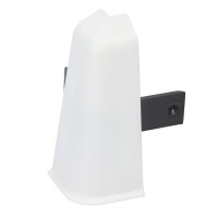 700 Угол наружный для плинтуса 72мм "Терра", Белый матовый (1уп=20шт) 700 Угол наружный для плинтуса 72мм "Терра", Белый матовый (1уп=20шт)